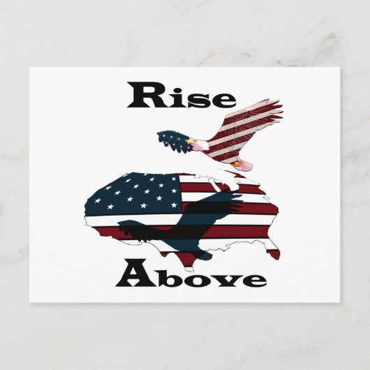 Stijging boven briefkaart (Voorkant)