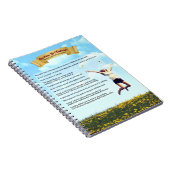 Stijging boven de uitdagingen van het leven — humo notitieboek (Rechterzijde)