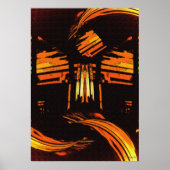 Stijging boven digitale kunst poster (Voorkant)