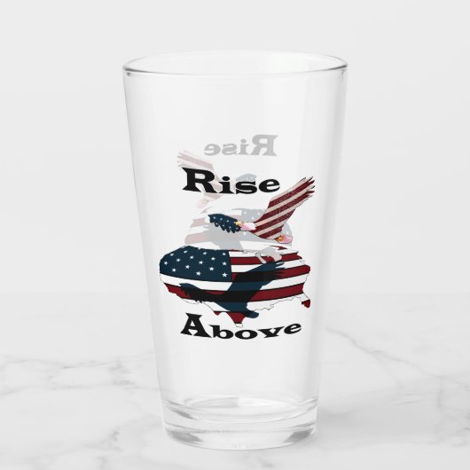 Stijging boven glas (Achterkant)