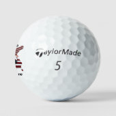 Stijging boven golfballen (Logo)