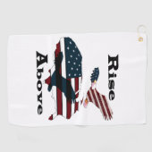 Stijging boven golfhanddoek (Horizontaal)