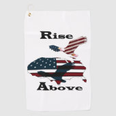 Stijging boven golfhanddoek (Voorkant)