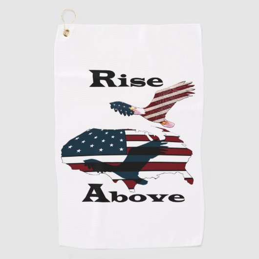 Stijging boven golfhanddoek (Voorkant)