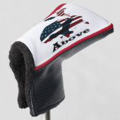Stijging boven golfheadcover (3/4 voorkant)