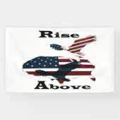 Stijging boven spandoek (Horizontaal)