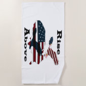 Stijging boven strandlaken (Voorkant)