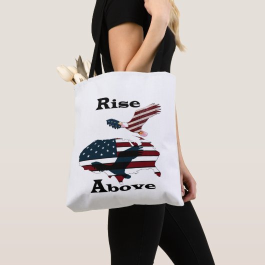 Stijging boven tote bag (Dichtbij)