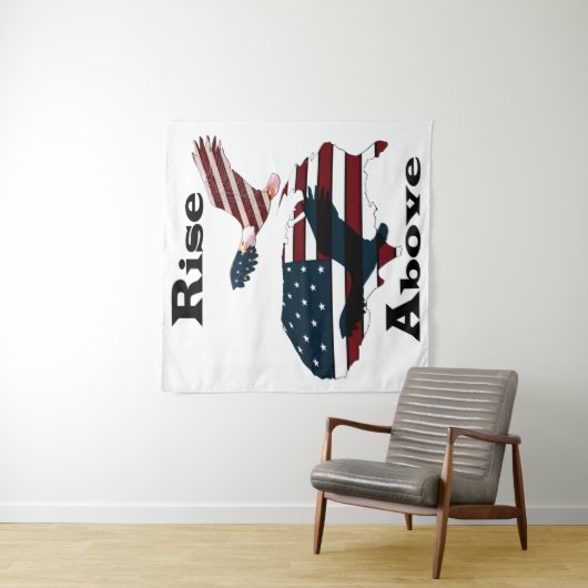 Stijging boven wandkleed (In situ)