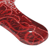 Stijging door andere glazen snijvlak rood op te he snijplank (Hoek)