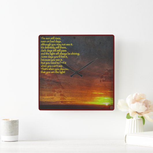 Stijging en grendel vierkante klok (Huis)