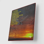 Stijging en grendel vierkante klok (Hoek)