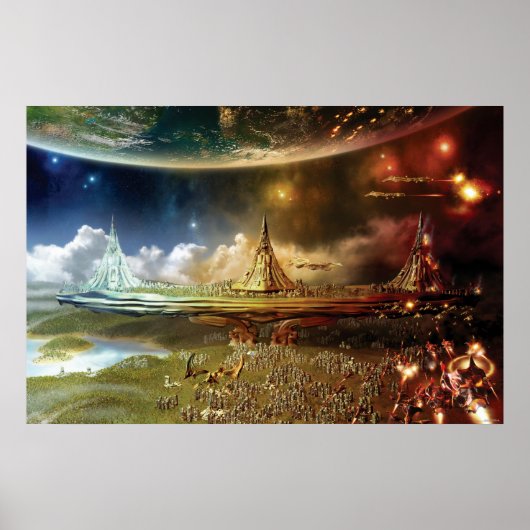 Stijging en herfst van een Rijk Poster (Voorkant)