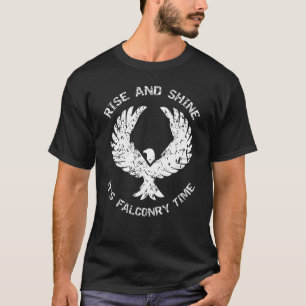 Stijging en schaduwvalk - valk en valkerij t-shirt
