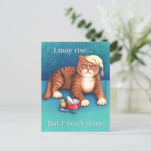 Stijging en schijn briefkaart (Staand voorkant)