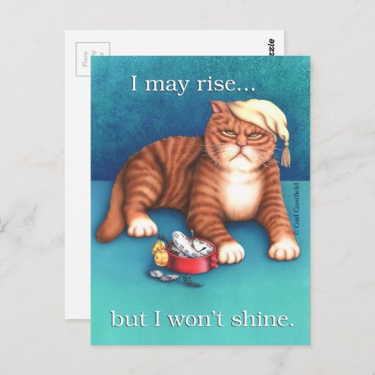 Stijging en schijn briefkaart (Voorkant / Achterkant)