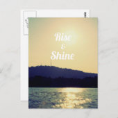 Stijging en schijn briefkaart (Voorkant / Achterkant)