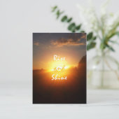 Stijging en schijn briefkaart (Staand voorkant)