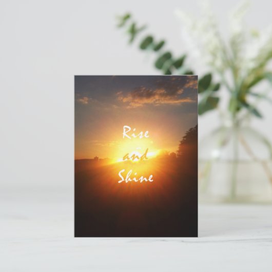 Stijging en schijn briefkaart (Staand voorkant)