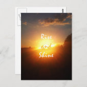 Stijging en schijn briefkaart (Voorkant / Achterkant)