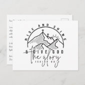 Stijging en schijn briefkaart (Voorkant / Achterkant)