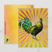 Stijging en schijn briefkaart (Voorkant / Achterkant)