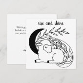 Stijging en schijn-imbollamp Natuurlijke Keltische Feestdagenkaart (Voorkant / Achterkant)