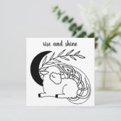 Stijging en schijn-imbollamp Natuurlijke Keltische Feestdagenkaart (Staand voorkant)