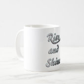 Stijging en schijn koffiemok (Voorkant links)