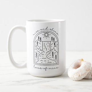 Stijging en schijn koffiemok
