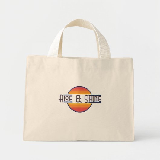 Stijging en schijn mini tote bag (Voorkant)