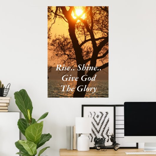 Stijging en schijn poster (Thuiskantoor)