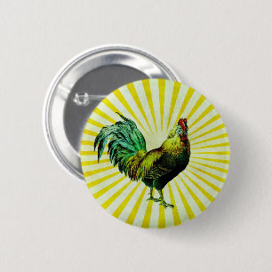 Stijging en schijn ronde button 5,7 cm
