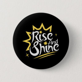 Stijging en schijn ronde button 5,7 cm
