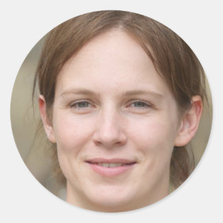 Stijging en schijn ronde sticker