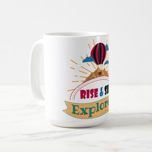 Stijging en Sip Koffiemok (Voorkant links)