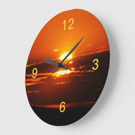 Stijging en zonneschijn grote klok (Hoek)