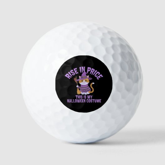 Stijging in prijs, dit is mijn Halloween kostuum! Golfballen (Voorkant)