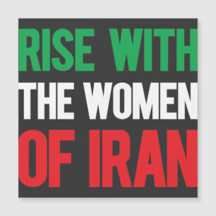 Stijging met de Vrouwen in Iran Magnetische Uitnodiging