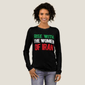 Stijging met de Vrouwen in Iran Tri-Blend Shirt (Voorkant)