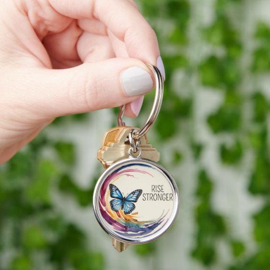 Stijging sterker thema sleutelhanger (Hand)