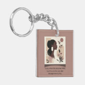 Stijging sterker thema sleutelhanger (Voorkant Links)