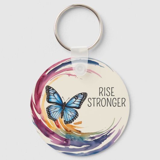 Stijging sterker thema sleutelhanger (Voorkant)