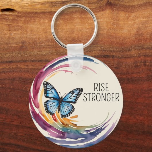 Stijging sterker thema sleutelhanger (Voorkant)