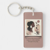 Stijging sterker thema sleutelhanger (Voorkant)