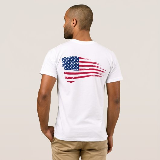 Stijging van de as-Mannen T-shirt (Achterkant volledig)