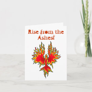 Stijging van de As - Phoenix Notecard Kaart
