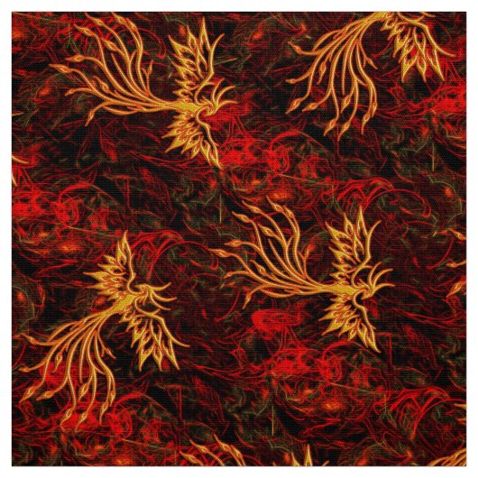 Stijging van de Phoenix Fabric Stof (Swatch)