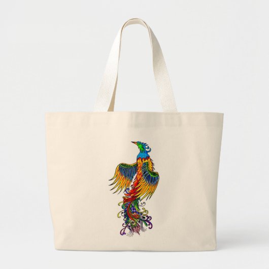 Stijging van de Phoenix Grote Tote Bag (Voorkant)