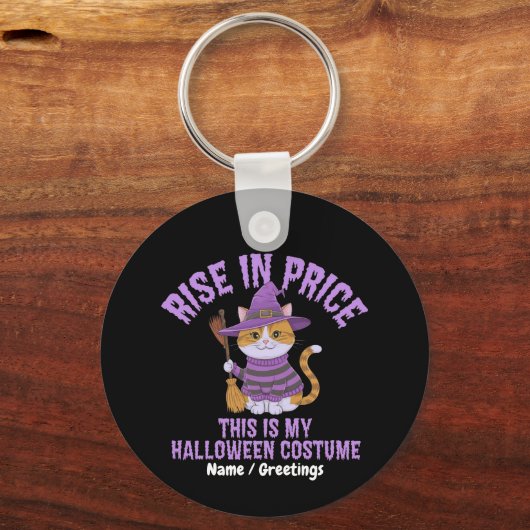 Stijging van de prijs Grappige Halloween Kostuum H Sleutelhanger (Voorkant)